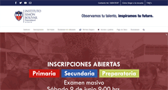 Desktop Screenshot of isb.edu.mx