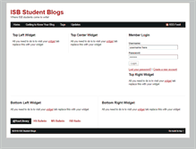 Tablet Screenshot of blogs.isb.ac.th