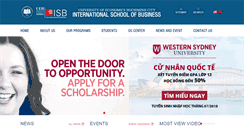Desktop Screenshot of isb.edu.vn