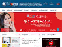Tablet Screenshot of isb.edu.vn